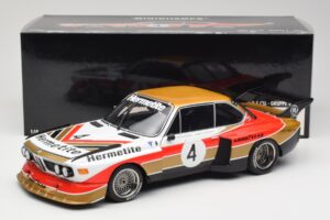 BMW 3.5 CSL E9 Gruppe 5 #4 J. Fitzpatrick / T. Walkinshaw Silverstone Winner 1976 Minichamps 1:18 180762004 Kov – obrázok 8 z 8
