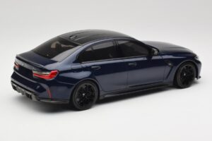 BMW M3 G80 Portimao Blue Minichamps 1:18 155020201 Kov – obrázok 2 z 6