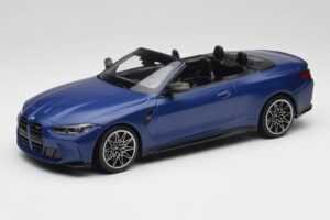 BMW M4 G82 Kabriolet Frozen Portimao Blue Minichamps 1:18 155021030 Kov