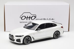 BMW i4 M50 G26 Mineral Biela Metalíza Otto 1:18 OT1074 Živica – obrázok 6 z 6