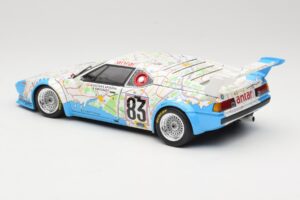 BMW M1 #83 D. Quester / D. Pironi / M. Mignot 24 Hours of Le Mans 1980 Minichamps 1:18 80430137893 Kov – obrázok 7 z 8