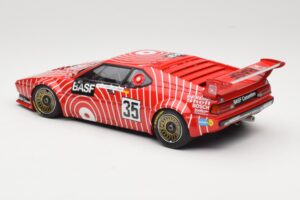 BMW M1 BASF GS Sport #35 H-J. Stuck / H. Heyer 6 Hours of Silverstone 1981 Minichamps 1:18 155812935 Kov – obrázok 5 z 6