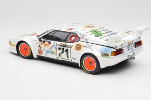 BMW M1 #83 Danner Bayern C. Danner / L. Oberndorfer 24 Hours of Le Mans 1981 Minichamps 1:18 80430306592 Kov – obrázok 7 z 8
