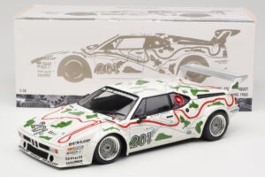 BMW M1 Procar #201 BMW Motorsport H. Stuck / N. Piquet 1000km Nürburgring 1980 Minichamps 1:18 180802901 Kov – obrázok 8 z 8