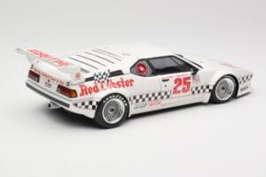 BMW M1 #25 Red Lobster D. Cowart / K. Miller LA Times GP Riverside 1981 Minichamps 1:18 180812925 Kov – obrázok 3 z 8