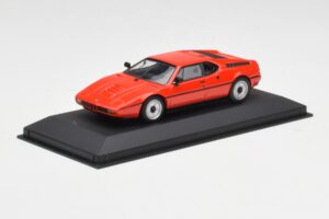 BMW M1 Červený Minichamps 1:43 430025022 Kov – obrázok 2 z 4