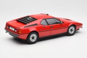 BMW M1 Červený Norev 1:18 183220 Kov – obrázok 3 z 8
