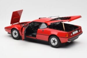 BMW M1 Červený Norev 1:18 183220 Kov – obrázok 5 z 8