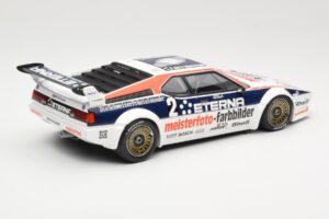 BMW M1 Schnitzer #2 H-J. Stuck Winner Deutsche Automobil Rennsport Trophy Zolder 1982 Minichamps 1:18 155822902 Kov – obrázok 2 z 6