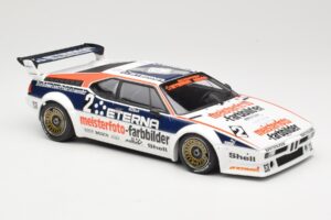 BMW M1 Schnitzer #2 H-J. Stuck Winner Deutsche Automobil Rennsport Trophy Zolder 1982 Minichamps 1:18 155822902 Kov – obrázok 4 z 6