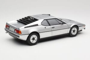 BMW M1 Strieborná Metalíza Norev 1:18 183226 Kov – obrázok 3 z 8