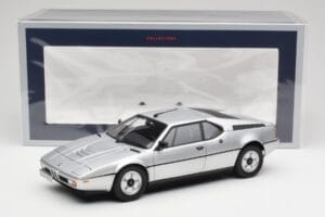 BMW M1 Strieborná Metalíza Norev 1:18 183226 Kov – obrázok 8 z 8