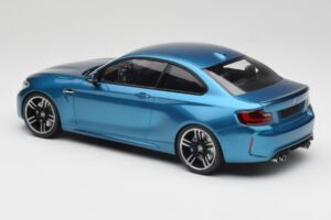 BMW M2 F87 Blue Metallic Minichamps 1:18 155026101 Kov – obrázok 5 z 6