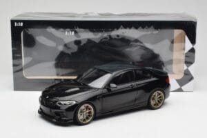 BMW M2 CS F87 Čierny Metalíza So Zlatými Kolesami Minichamps 1:18 155021021 Kov – obrázok 6 z 6