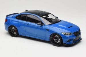 BMW M2 CS F87 Modrý Metalíza S Čiernymi Kolesami Minichamps 1:18 155021022 Kov – obrázok 3 z 6