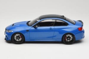 BMW M2 CS F87 Modrý Metalíza S Čiernymi Kolesami Minichamps 1:18 155021022 Kov – obrázok 5 z 6