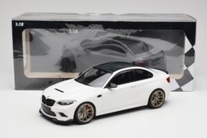 BMW M2 F87 CS Alpine White Zlaté Ráfiky Minichamps 1:18 155021020 Kov – obrázok 6 z 6