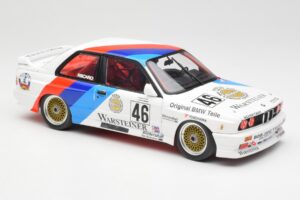BMW M3 E30 #46 R. Ravaglia / E. Pirro WTCC Calder Park 1987 Minichamps 1:18 180872046-O Kov – obrázok 6 z 8