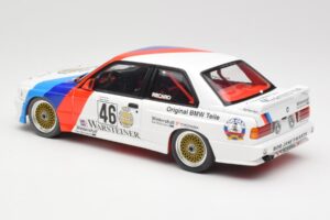 BMW M3 E30 #46 R. Ravaglia / E. Pirro WTCC Calder Park 1987 Minichamps 1:18 180872046-O Kov – obrázok 7 z 8