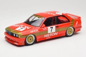 BMW M3 E30 #7 D. Quester 2nd Place Guia Race Macau 1987 Minichamps 1:18 155872007 Kov