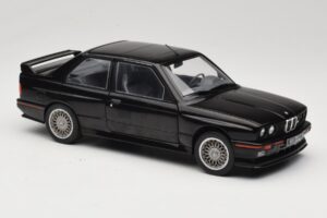 BMW M3 E30 Sport Evo Čierny Solido 1:18 S1801501 Kov – obrázok 6 z 8