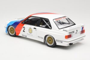 BMW M3 E30 Zackspeed #2 E. van de Poele Champion DTM 1987 Minichamps 1:18 155872002 Kov – obrázok 5 z 6