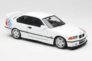 BMW M3 E36 Lightweight Biely Solido 1:18 S1803903 Kov – obrázok 6 z 8