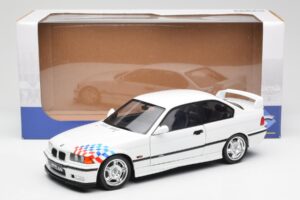 BMW M3 E36 Lightweight Biely Solido 1:18 S1803903 Kov – obrázok 8 z 8