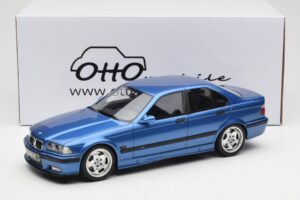 BMW M3 E36 Sedan Modrý Otto 1:18 OT1082 Živica – obrázok 6 z 6