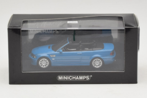 BMW M3 E46 Kabriolet Modrý Minichamps 1:43 BMW015 Kov – obrázok 4 z 4