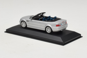 BMW M3 E46 Kabriolet Strieborný Minichamps 1:43 80420024430-R1 Kov – obrázok 3 z 5