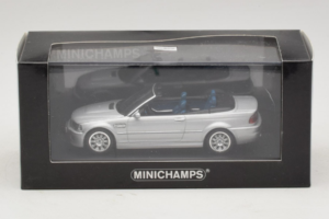 BMW M3 E46 Kabriolet Strieborný Minichamps 1:43 80420024430-R1 Kov – obrázok 4 z 5