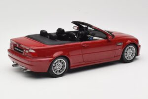 BMW M3 E46 Kabriolet Červený Kyosho 1:18 08505R Kov – obrázok 3 z 8