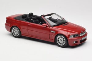 BMW M3 E46 Kabriolet Červený Kyosho 1:18 08505R Kov – obrázok 6 z 8