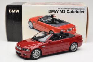 BMW M3 E46 Kabriolet Červený Kyosho 1:18 08505R Kov – obrázok 8 z 8