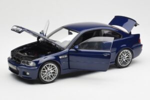 BMW M3 E46 Modrý Kyosho 1:18 08503BL Kov – obrázok 2 z 8