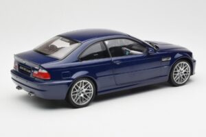 BMW M3 E46 Modrý Kyosho 1:18 08503BL Kov – obrázok 3 z 8