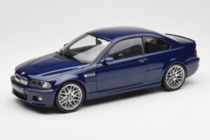 BMW M3 E46 Modrý Kyosho 1:18 08503BL Kov