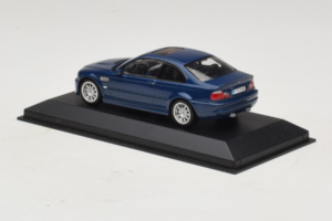 BMW M3 E46 Modrý Minichamps 1:43 BMW014 Kov – obrázok 3 z 4