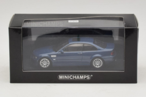 BMW M3 E46 Modrý Minichamps 1:43 BMW014 Kov – obrázok 4 z 4