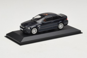 BMW M3 E46 Tmavomodrý Minichamps 1:43 80420009763-R1 Kov – obrázok 2 z 4