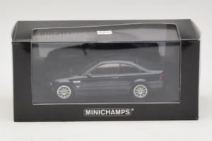 BMW M3 E46 Tmavomodrý Minichamps 1:43 80420009763-R1 Kov – obrázok 4 z 4