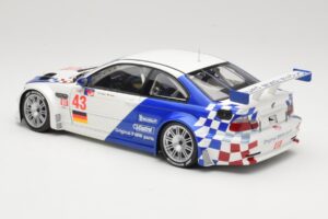 BMW M3 E46 GTR #24 D. Muller / J. Muller / H.-J. Stuck ALMS 2001 Minichamps 1:18 80430139184 Kov – obrázok 7 z 8