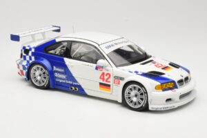 BMW M3 E46 GTR #42 J. Muller / J.J. Lehto ALMS 2001 Minichamps 1:18 80430139183 Kov – obrázok 6 z 8