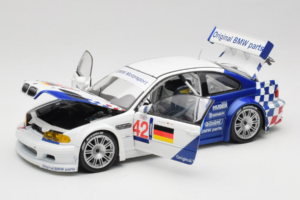 BMW M3 E46 GTR #42 J. Muller / J-J. Lehto ALMS 2001 Minichamps 1:18 80430139183-R1 Kov – obrázok 2 z 8