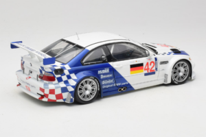 BMW M3 E46 GTR #42 J. Muller / J-J. Lehto ALMS 2001 Minichamps 1:18 80430139183-R1 Kov – obrázok 3 z 8