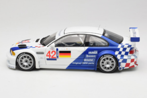 BMW M3 E46 GTR #42 J. Muller / J-J. Lehto ALMS 2001 Minichamps 1:18 80430139183-R1 Kov – obrázok 4 z 8