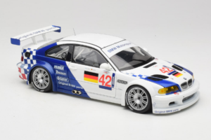 BMW M3 E46 GTR #42 J. Muller / J-J. Lehto ALMS 2001 Minichamps 1:18 80430139183-R1 Kov – obrázok 6 z 8