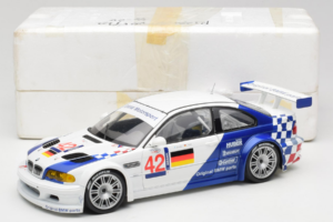 BMW M3 E46 GTR #42 J. Muller / J-J. Lehto ALMS 2001 Minichamps 1:18 80430139183-R1 Kov – obrázok 8 z 8