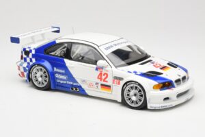 BMW M3 E46 GTR #42 J. Lehto / P. Ekblom ALMS 2001 Minichamps 1:18 100012142 Kov – obrázok 6 z 8